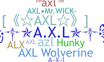 الاسم المستعار - Axl