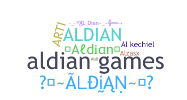 الاسم المستعار - Aldian