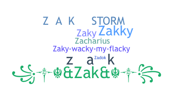 الاسم المستعار - ZAK