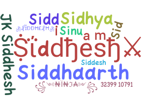 الاسم المستعار - Siddhesh