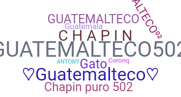 الاسم المستعار - Guatemalteco