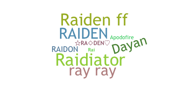 الاسم المستعار - Raiden