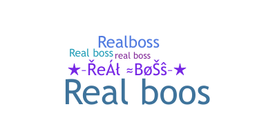 الاسم المستعار - realboss