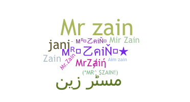الاسم المستعار - MrZain