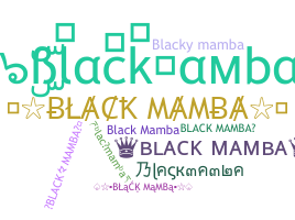 الاسم المستعار - blackmamba