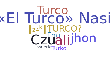 الاسم المستعار - Turco