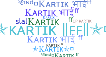 الاسم المستعار - Kartikff