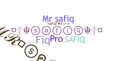 الاسم المستعار - Safiq