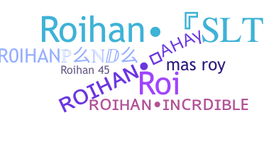 الاسم المستعار - Roihan