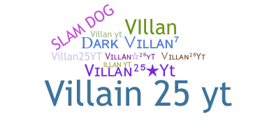 الاسم المستعار - Villan25yt