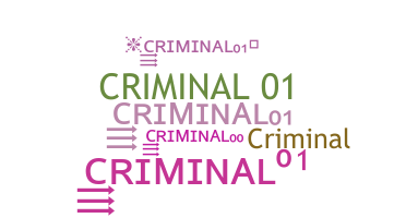الاسم المستعار - Criminal01