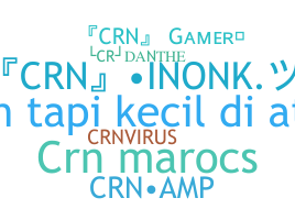 الاسم المستعار - CRN