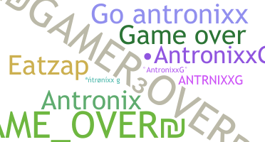 الاسم المستعار - AntronixxG