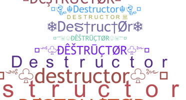 الاسم المستعار - destructor