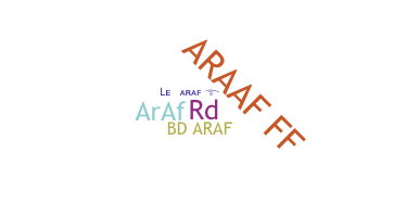 الاسم المستعار - araf
