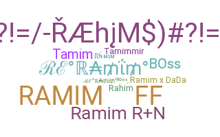 الاسم المستعار - ramim