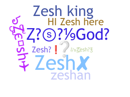 الاسم المستعار - Zesh