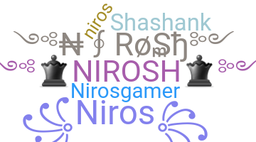 الاسم المستعار - Nirosh