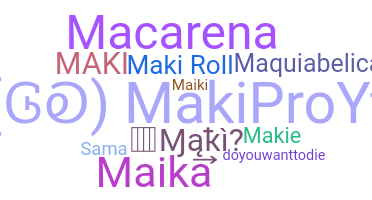 الاسم المستعار - Maki