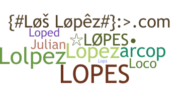 الاسم المستعار - Lopes