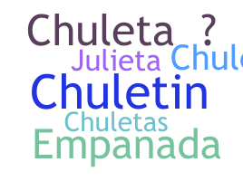 الاسم المستعار - chuleta