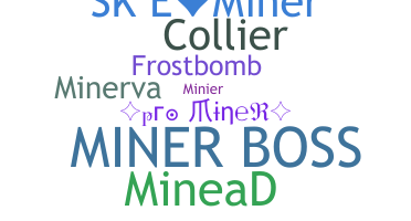 الاسم المستعار - Miner