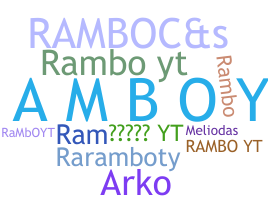 الاسم المستعار - RamboYT