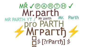الاسم المستعار - MrParth