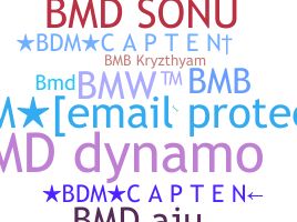 الاسم المستعار - BMD