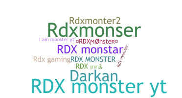 الاسم المستعار - RDXmonster