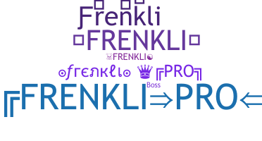 الاسم المستعار - frenkli