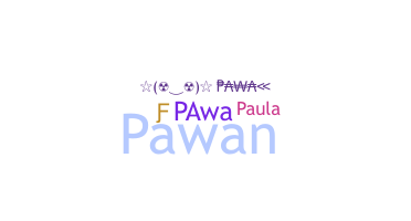 الاسم المستعار - Pawa