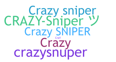 الاسم المستعار - crazysniper