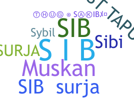 الاسم المستعار - SiB