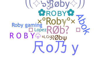 الاسم المستعار - Roby