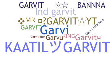 الاسم المستعار - Garvit