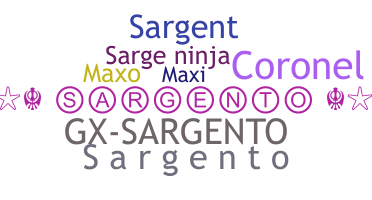 الاسم المستعار - Sargento