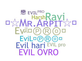 الاسم المستعار - Evilpro