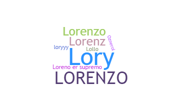 الاسم المستعار - lorenzo