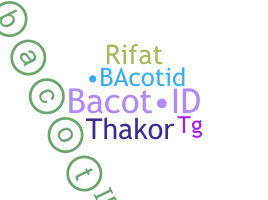 الاسم المستعار - BacotID