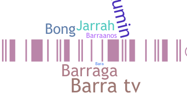 الاسم المستعار - Barra