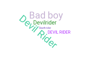 الاسم المستعار - devilrider