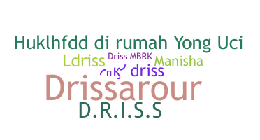 الاسم المستعار - Driss