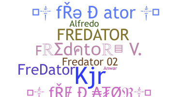 الاسم المستعار - Fredator