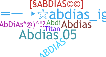 الاسم المستعار - abdias