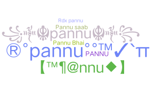 الاسم المستعار - Pannu
