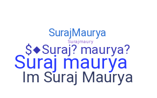 الاسم المستعار - Surajmaurya