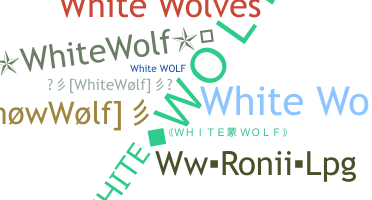 الاسم المستعار - WhiteWolf