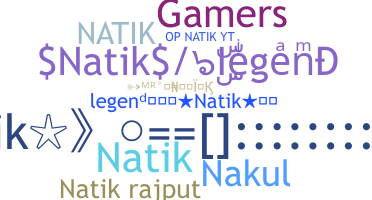الاسم المستعار - natik