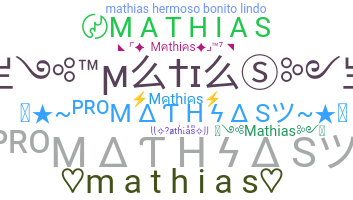 الاسم المستعار - Mathias